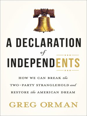 cover image of A Declaration of Independents